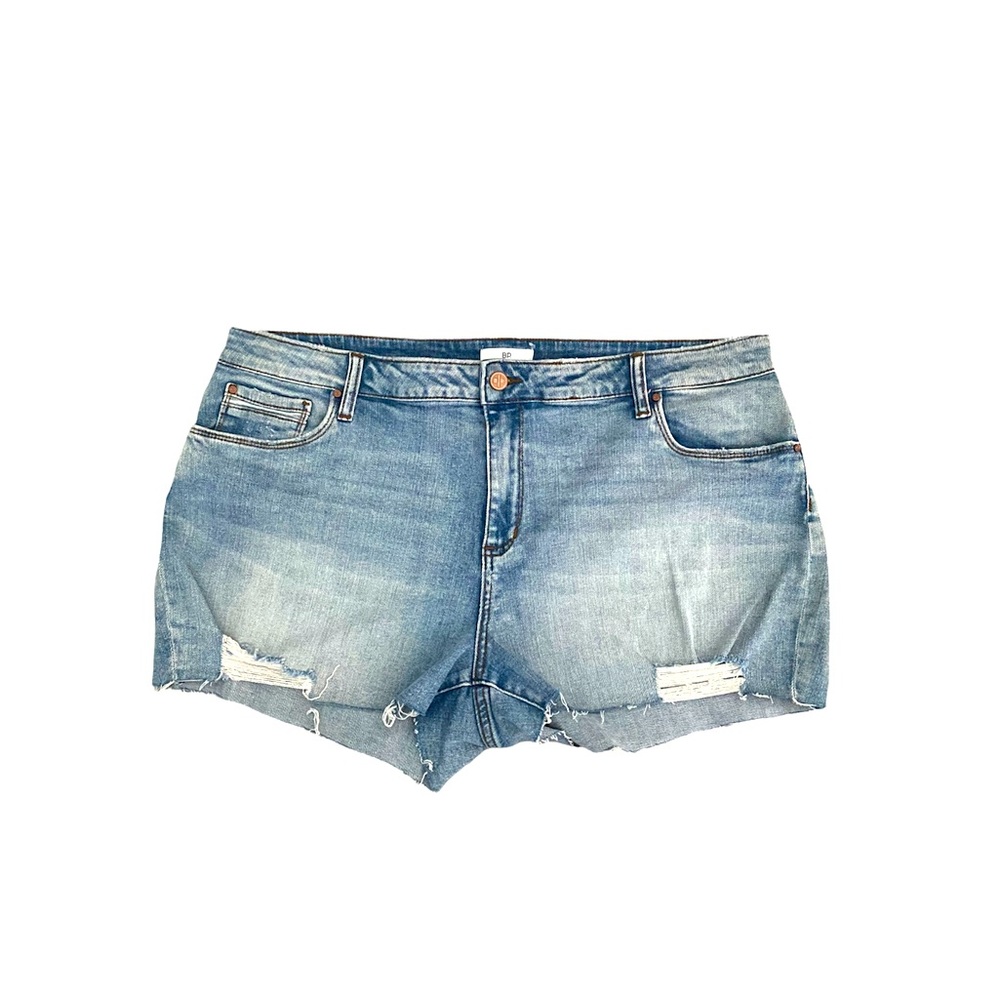 BP. High Waist Distressed Jean shorts